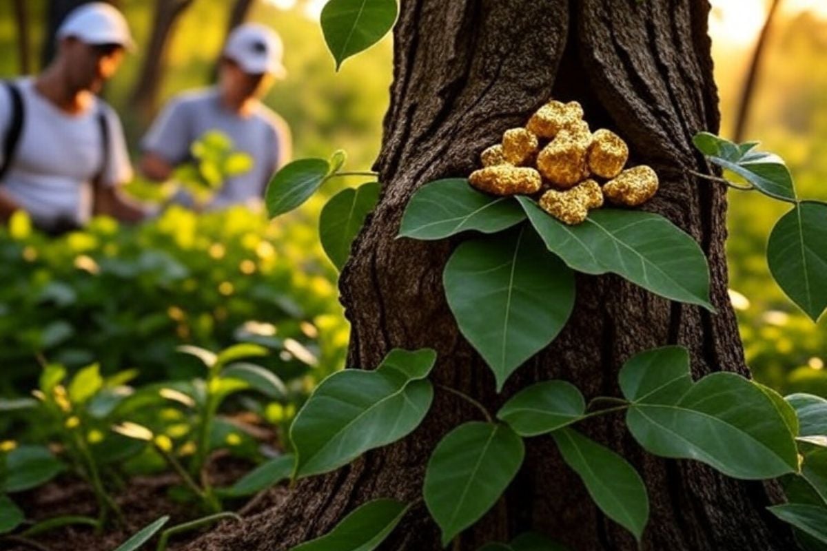 L’or caché dans les feuilles d’arbres : en Espagne, des chercheurs découvrent un gisement naturel unique et inattendu dans la végétation